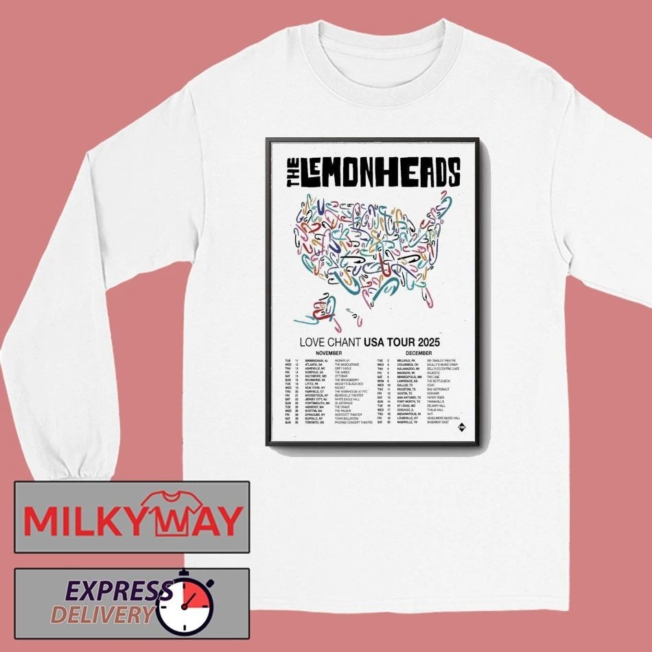The Lemonheads Live Chant USA Tour 2025 Poster shirt