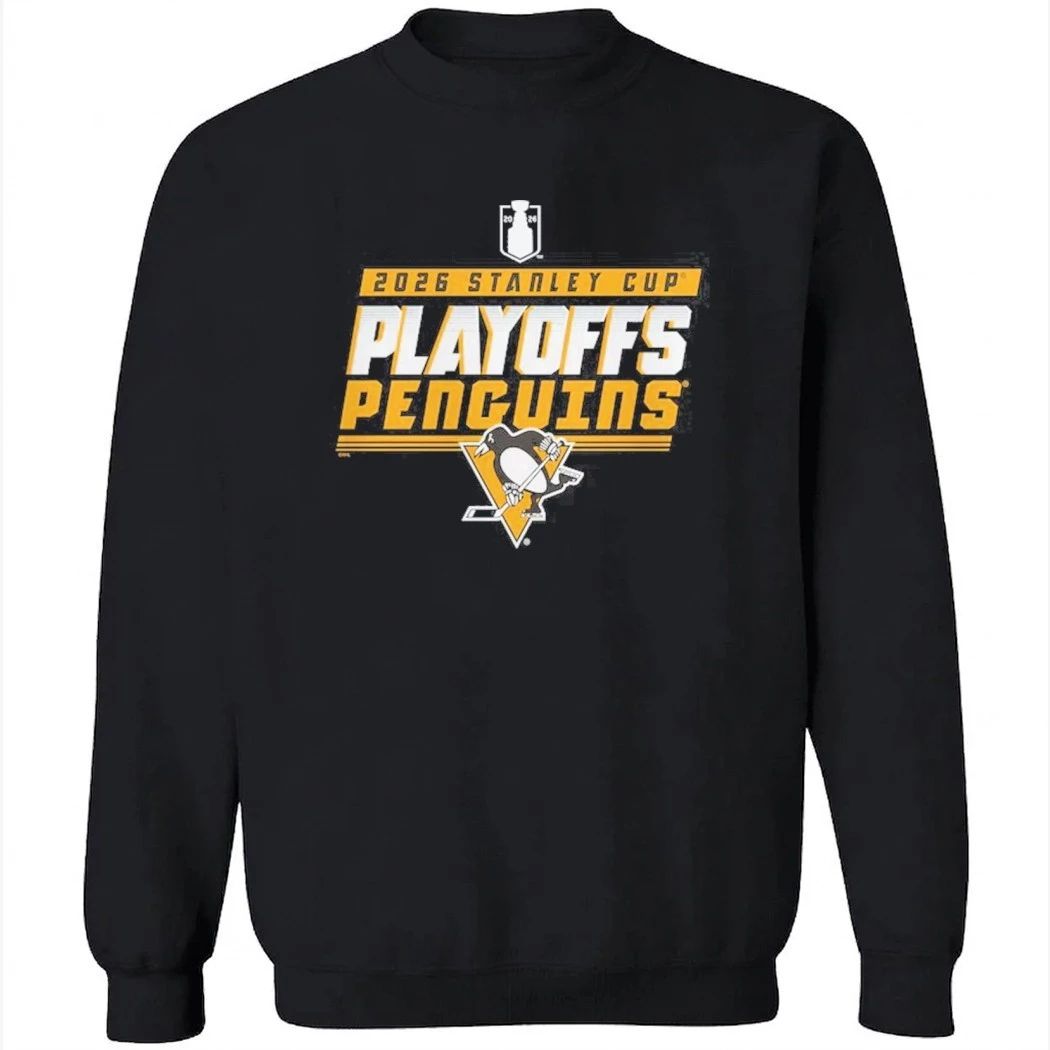 Pittsburgh Penguins Black 2026 Stanley Cup Playoffs T-Shirt