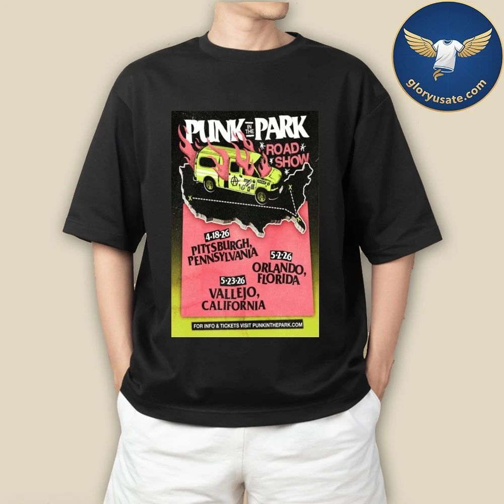 Punk In The Park Road Shows 2026 Poster Shirt