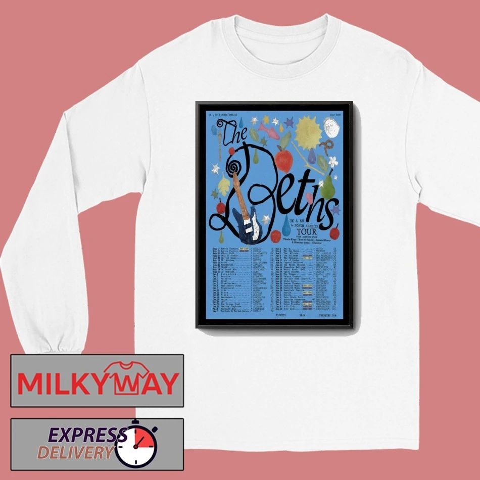 The Beths 2025 Tour UK + Europe + North America Poster shirt