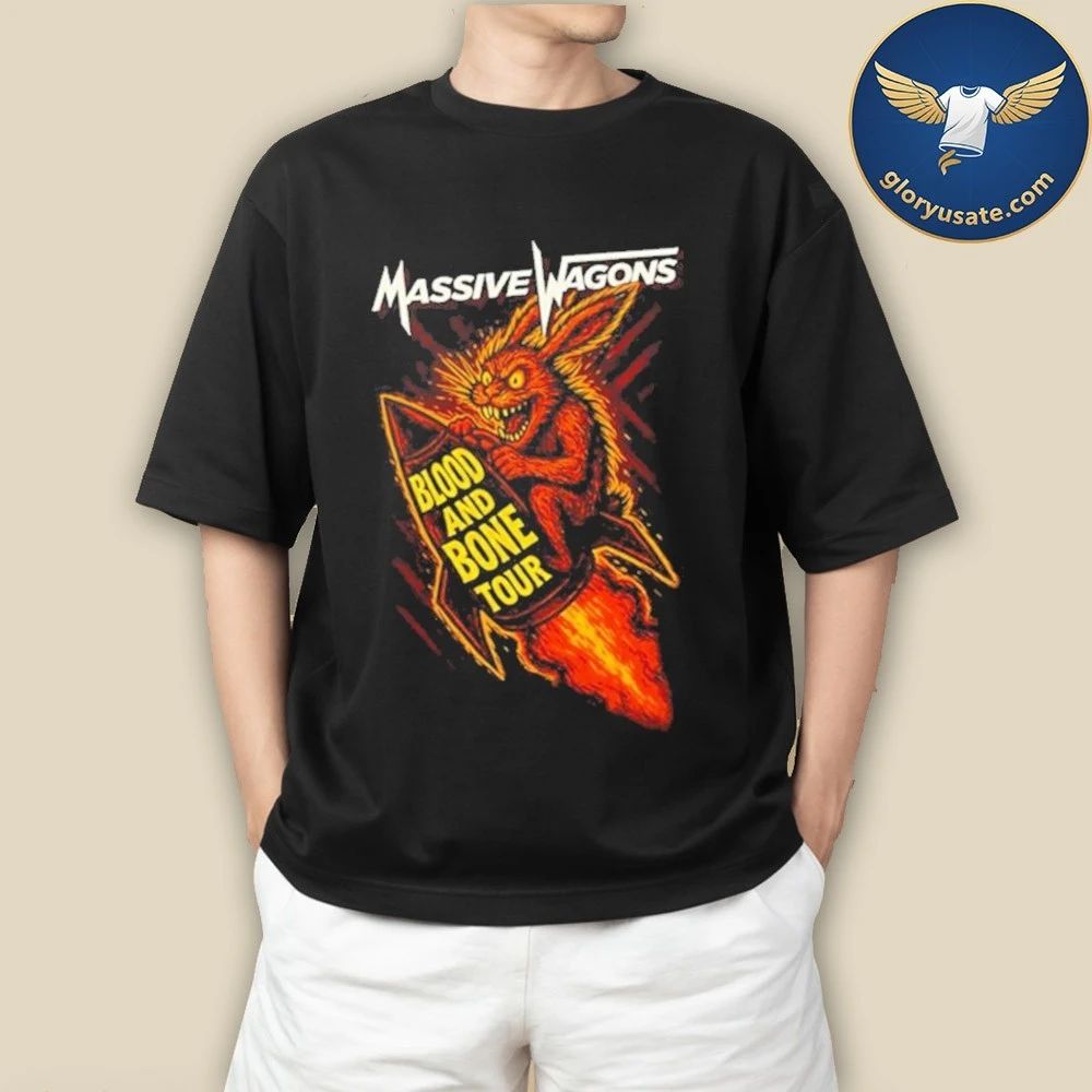 Massive Wagons Blood & Bone European Tour-Shirt