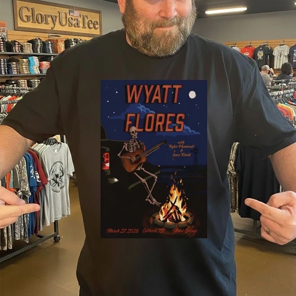 Wyatt Flores March 27 2026 In Lubbock TX Poster Shirt