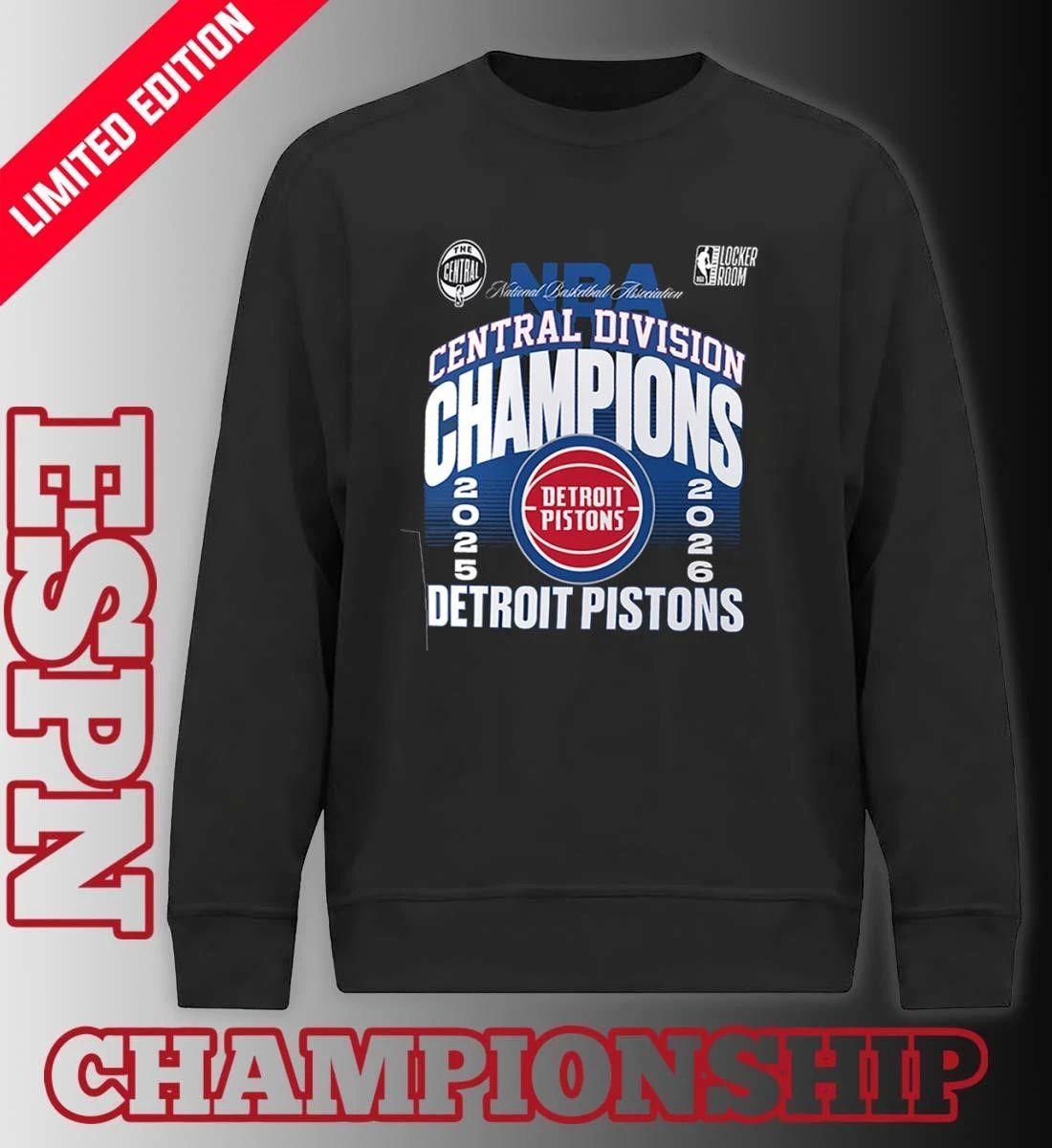 Detroit Pistons The Central Division Champions T-Shirt