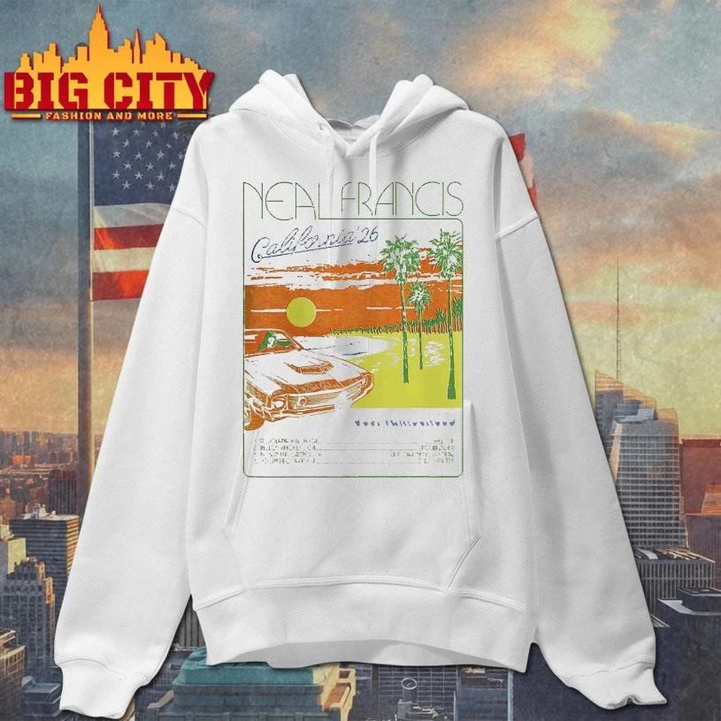 Neal Francis California 2026 Run Shows Schedule Dates Shirt