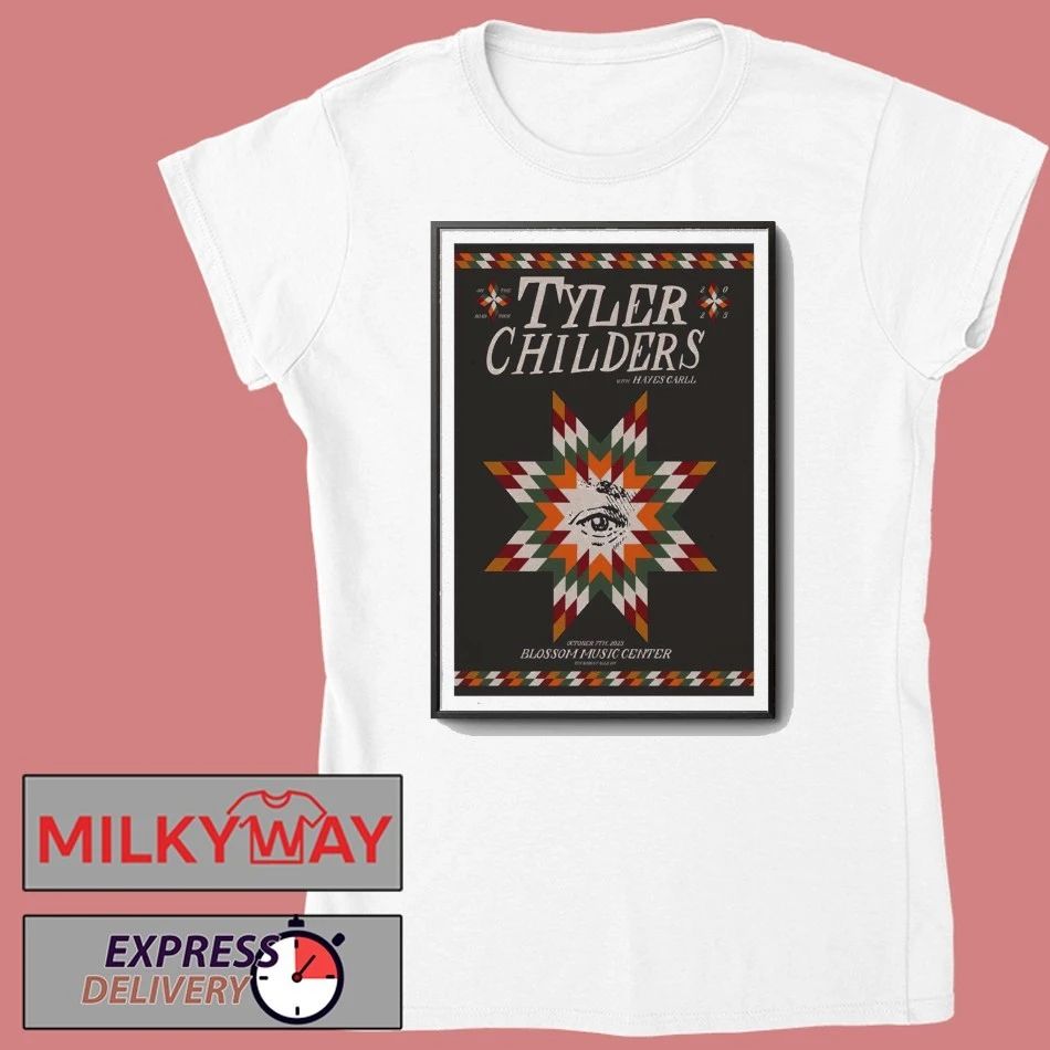 Poster Tyler Childers Event Blossom Music Center 2025 shirt
