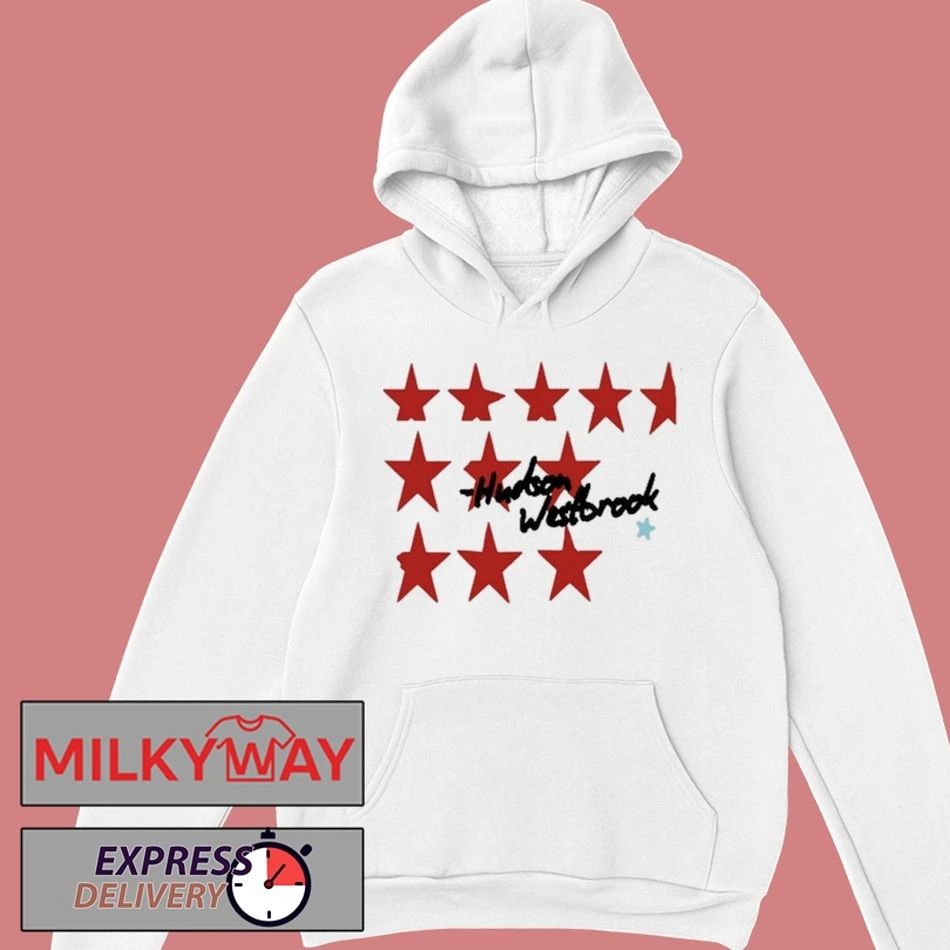 Hudson Westbrook Red Star White shirt