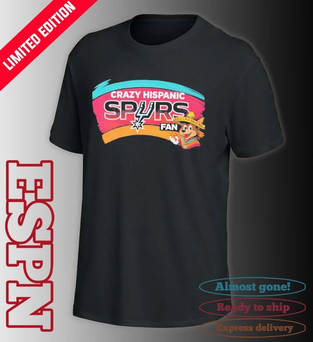Crazy Hispanic Spurs Fan 2026 Shirt