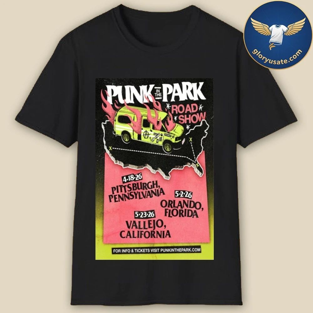 Punk In The Park Road Shows 2026 Poster Shirt