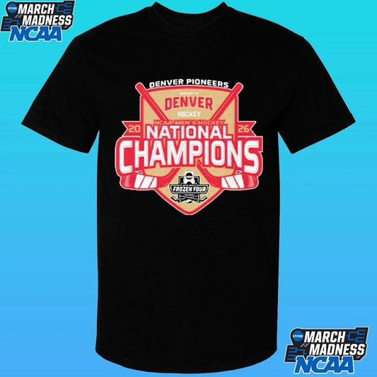 Denver Pioneers National Champs Men’s Hockey 2026 Shirt