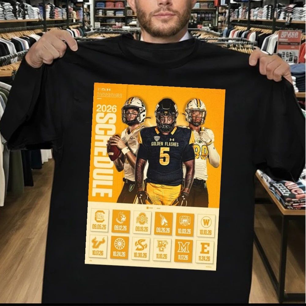 Kent State Golden Flashes 2026 Football Schedule Released Season Shirt