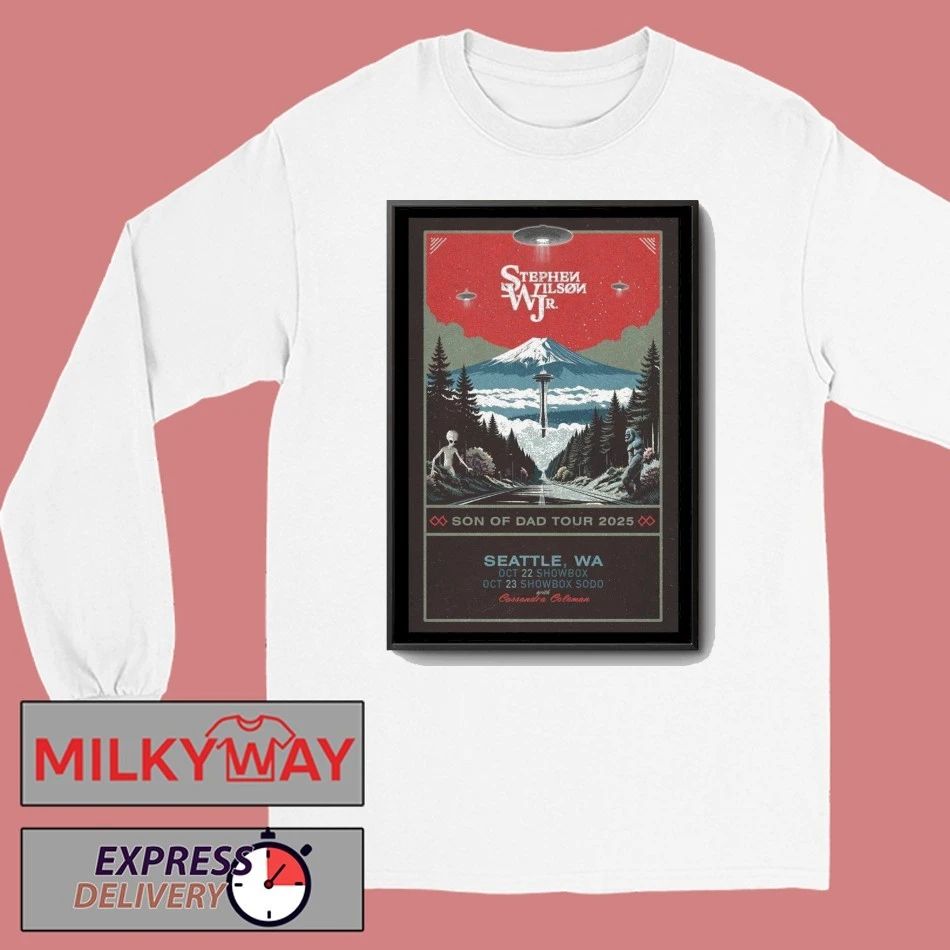 Stephen Wilson Jr. Seattle, WA, Showbox SoDo 23 Oct 2025 Poster shirt