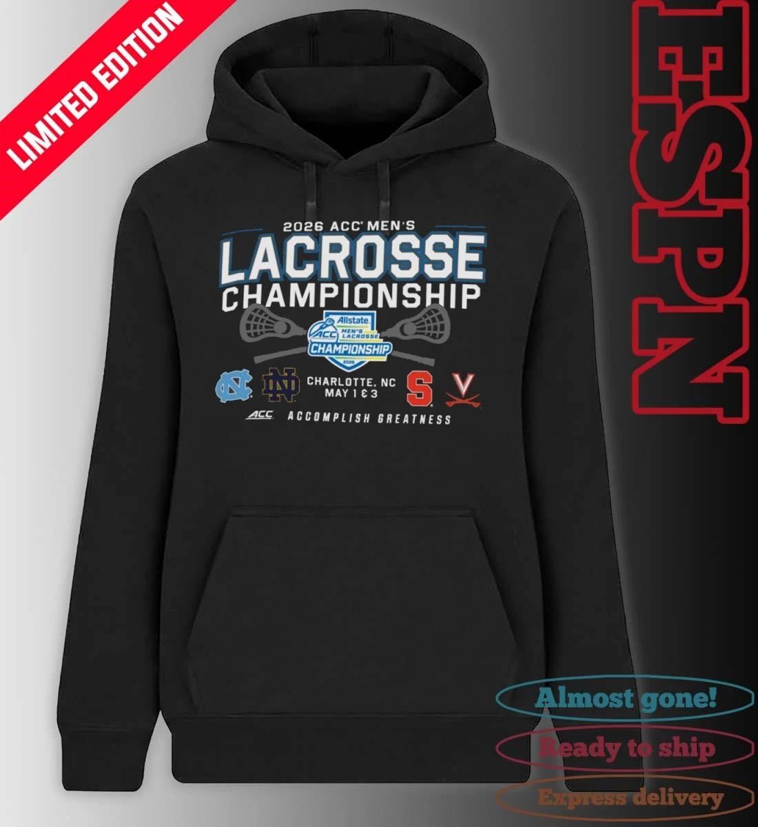 2026 ACC Men’s Lacrosse Championship – Charlotte, NC Shirt