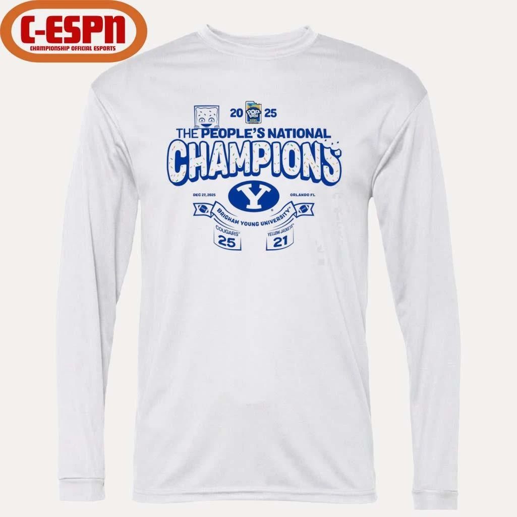 The People’s National Champions Pop-tarts Bowl BYU Cougars Score Shirt