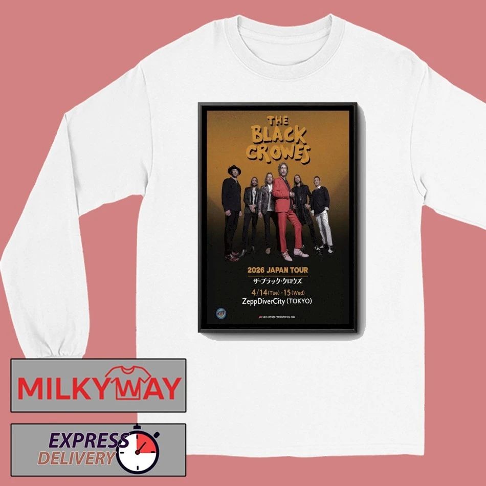 The Black Crowes Fall Tour 2026 Poster shirt