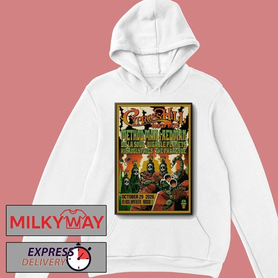 Cypress Hill 10 29 2026 Red Rocks In Morrison CO Poster shirt