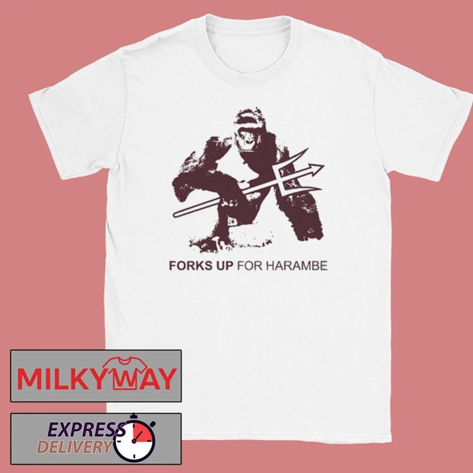 Forks Up For Harambe Shirt