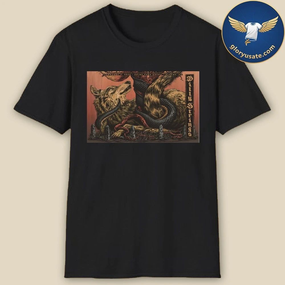 Billy Strings Athens, GA February 7 2026 Tour Poster Shirt
