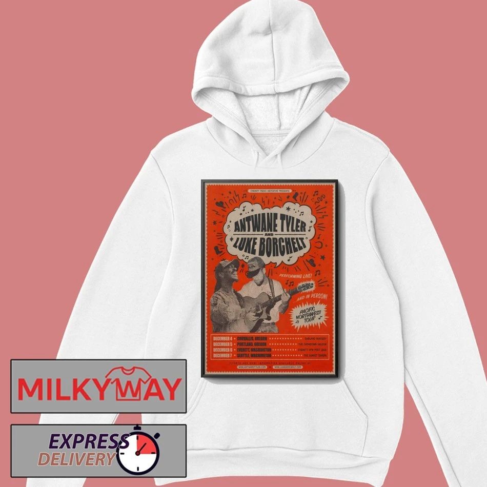 Antwane Tyler And Luke Borchelt Pacific Northwest Tour 2025 Poster shirt
