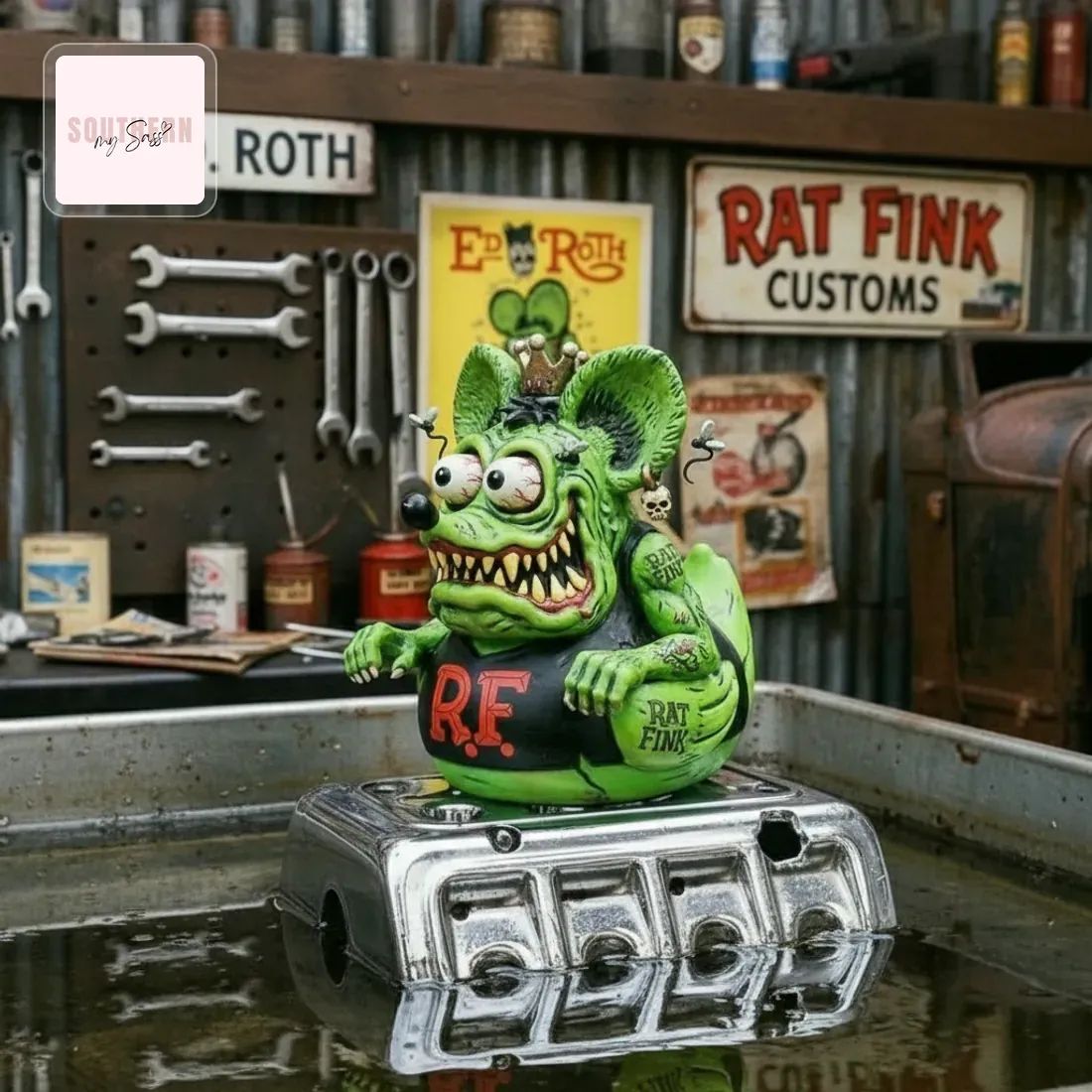 Rat Fink 63rd Anniversary Commemorative Rubber Duck