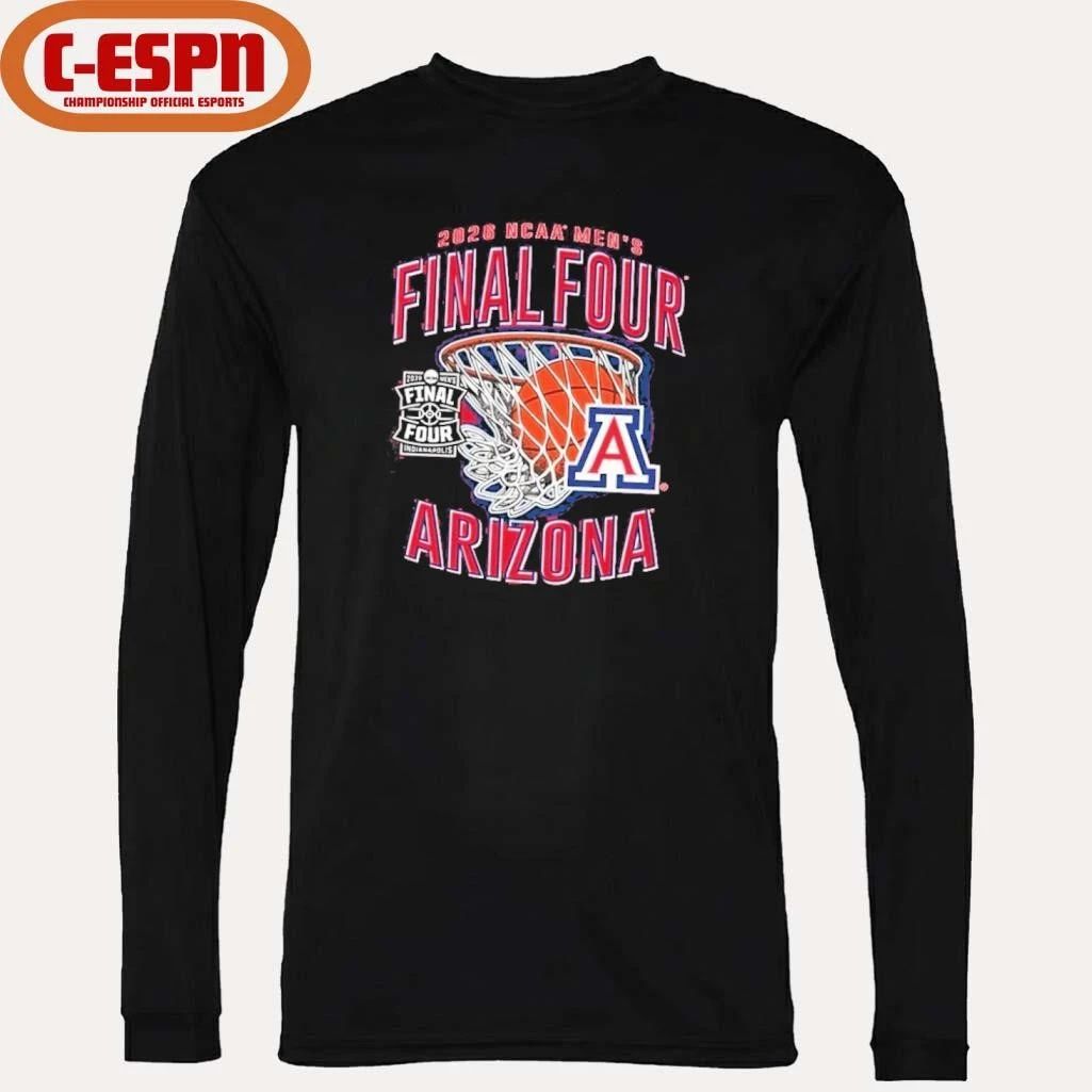 NCAA Arizona Wildcats 2026 Final Four Swoosh Net T-Shirt