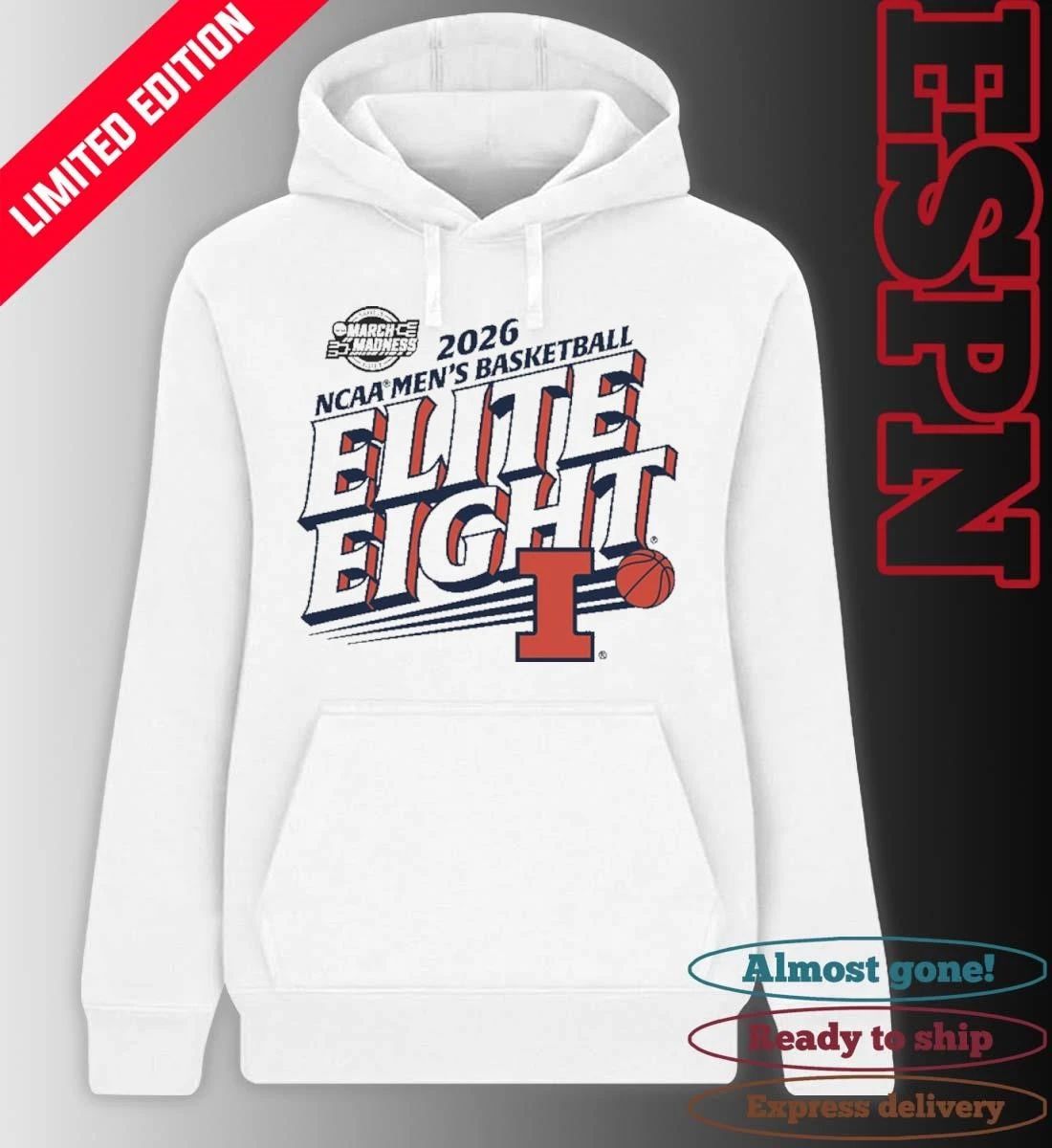 Elite Eight 2026 Illinois Men’s Basketball T-Shirt