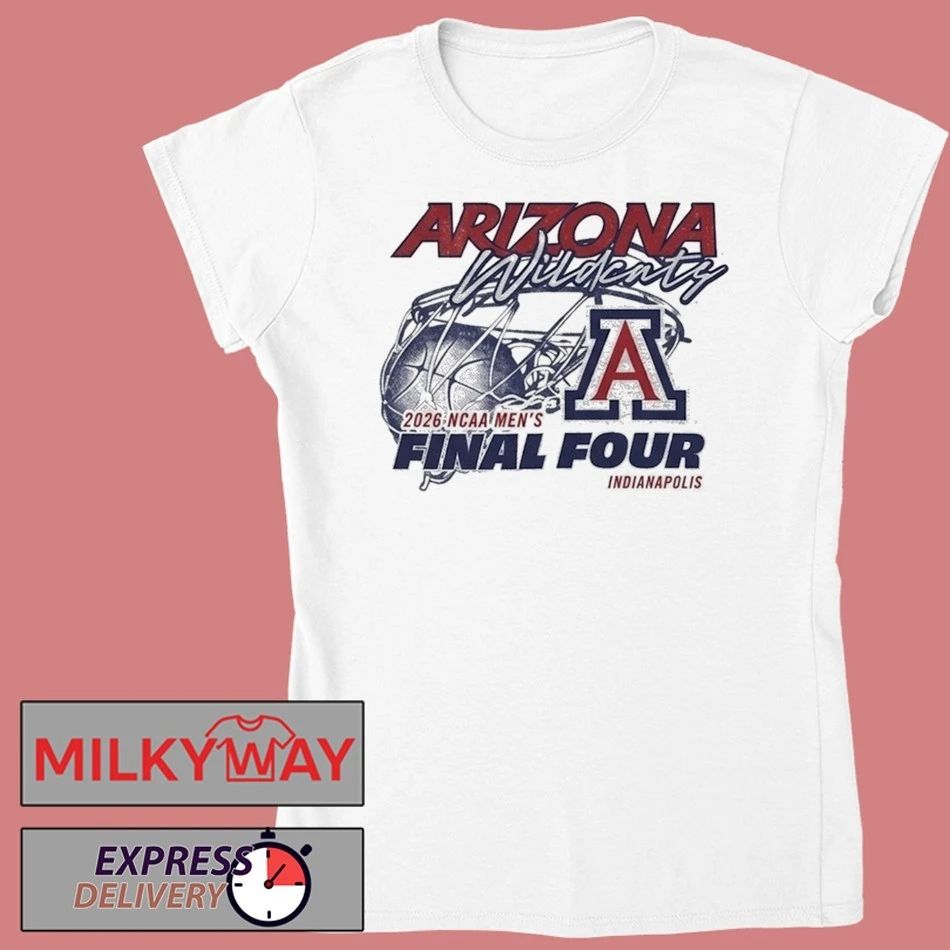 Arizona Wildcats 2026 NCAA Final Four White Shirt