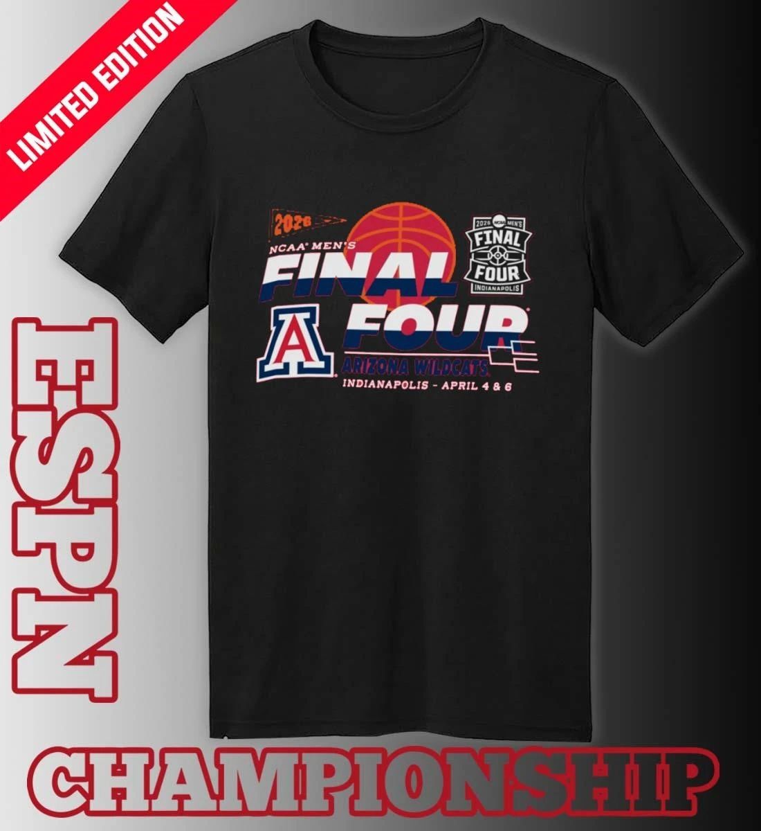 Arizona Wildcats Men’s Final Four 2026 Indianapolis April 4 & 6 Shirt