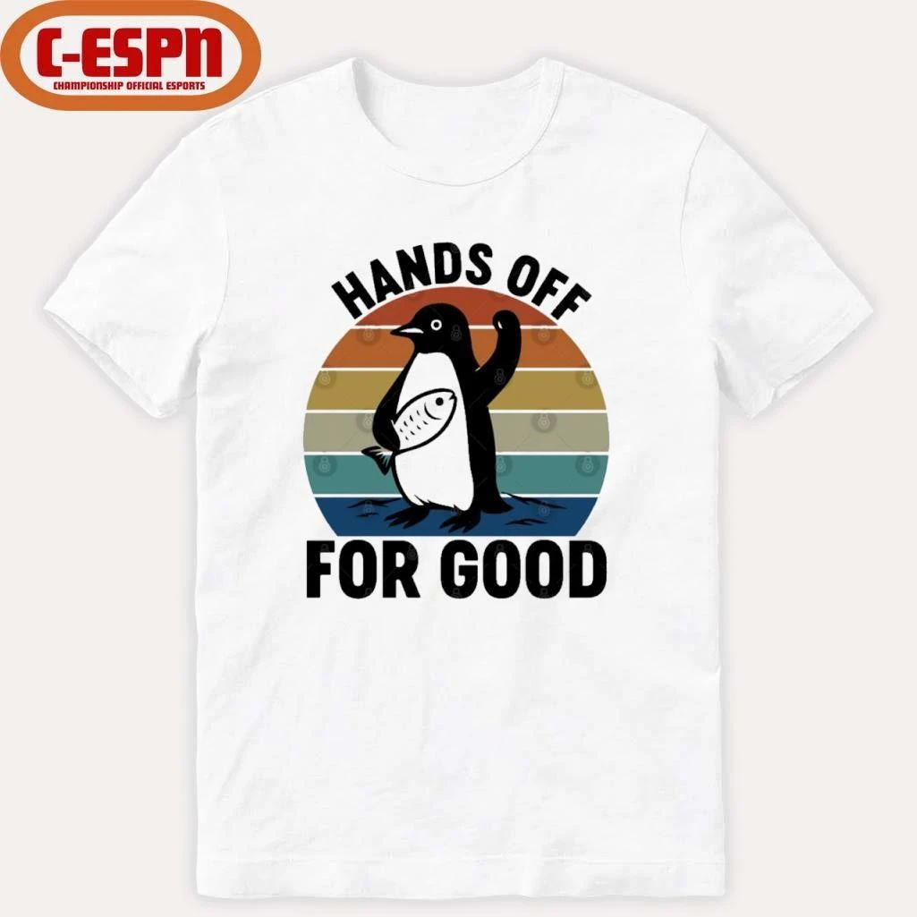 Hands Off For Good Resist Penguin T-Shirt