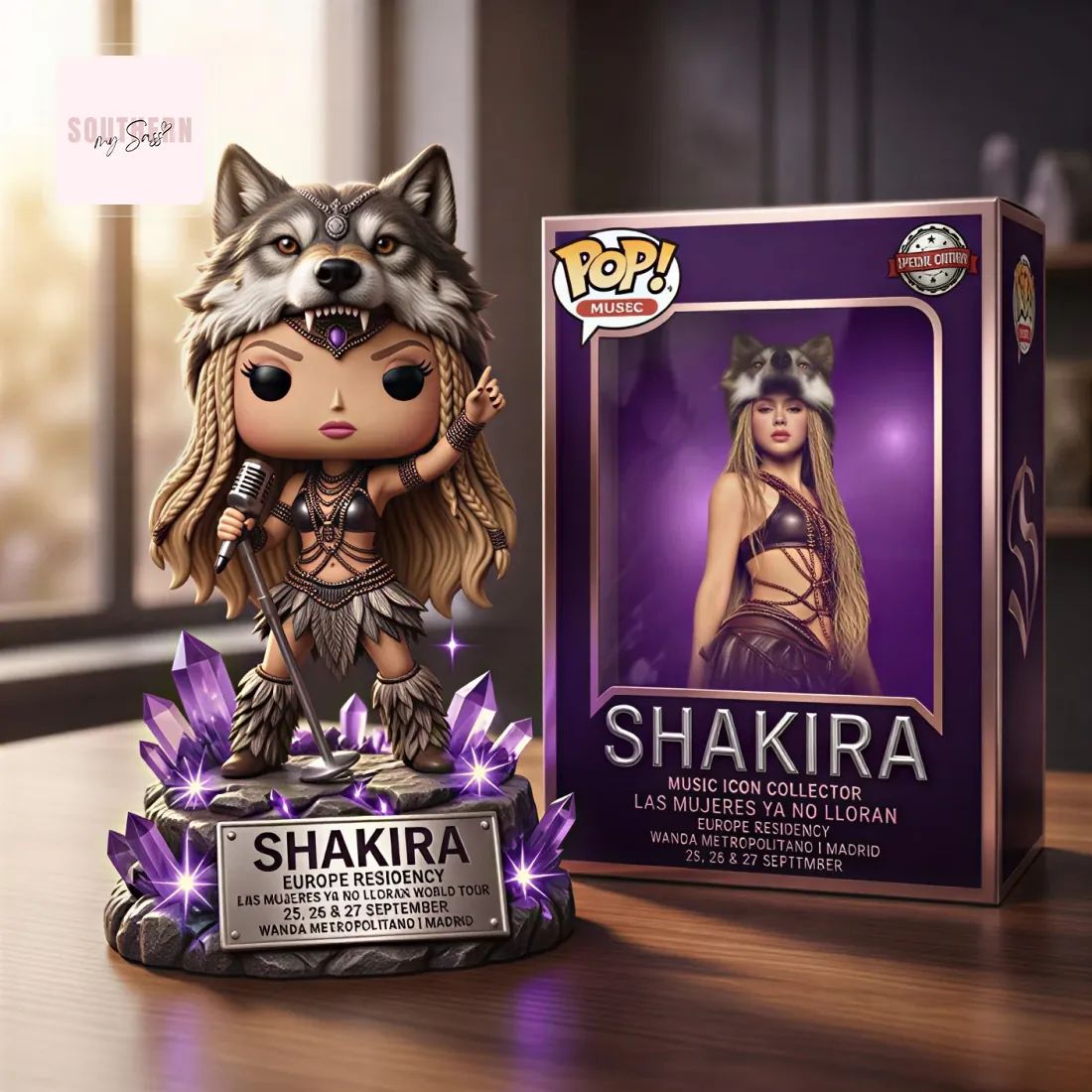 Shakira Las Mujeres Ya No Lloran Pop Figure Doll