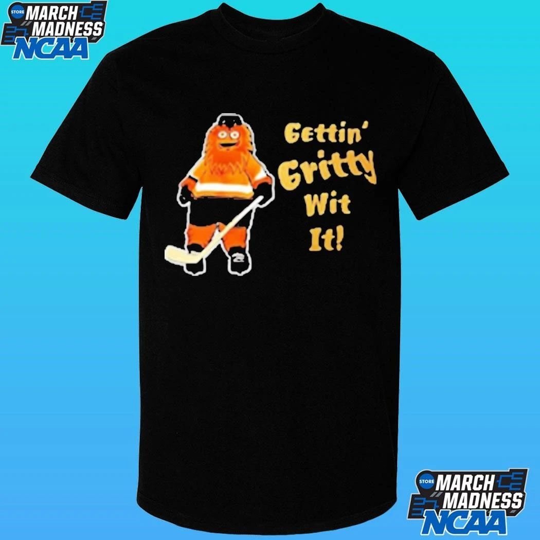 Gritty Philadelphia Flyers Hockey Gettin Gritty Wit It Shirt
