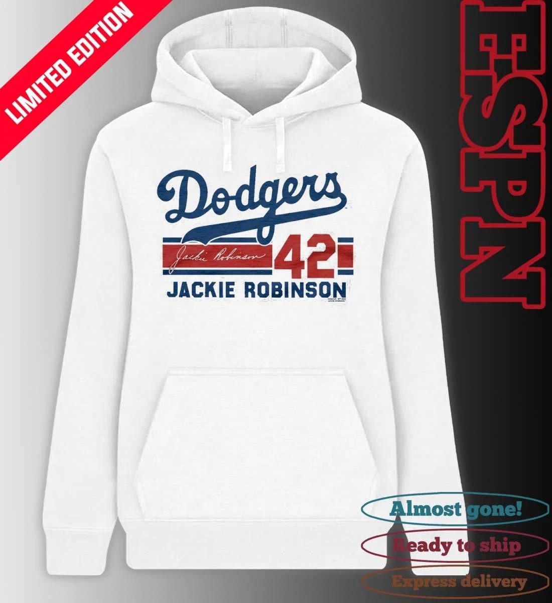 Dodgers Jackie Robinson 42 Signature Shirt