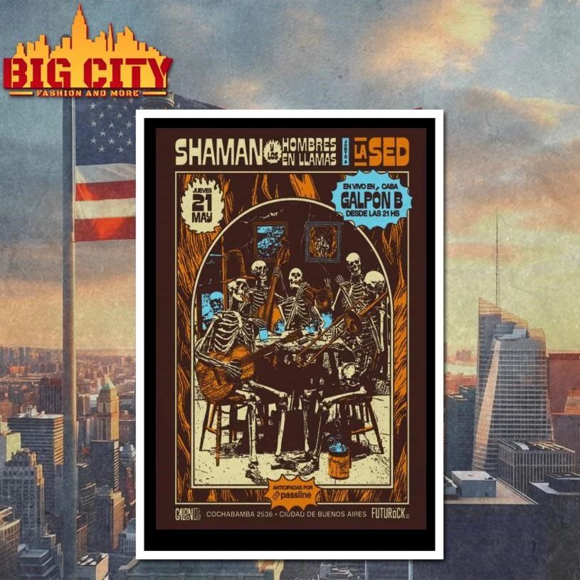Shaman Herrera At Galpon B In Argentina On May 21, 2026 Poster Shirt