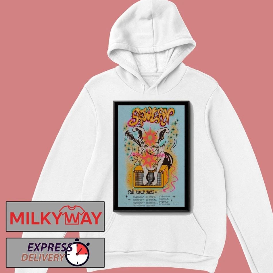 2025 Sqwerv Fall Tour Poster Signed shirt