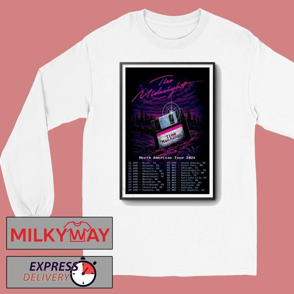 The Midnight﻿ North American Tour 2026 Poster T-Shirt