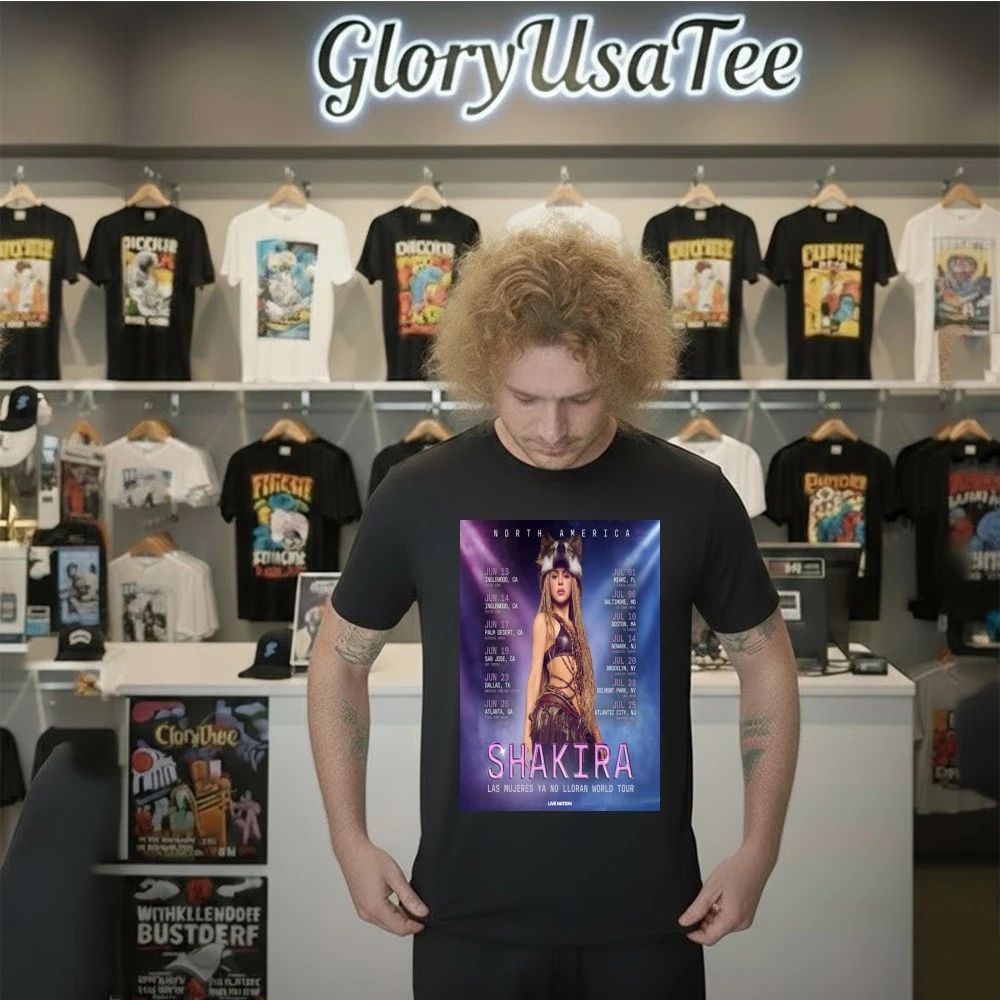 HAKIRAs Las Mujeres Ya No Lloran World Tour 2026 Poster Shirt