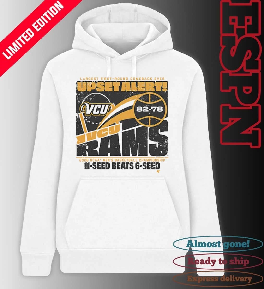 VCU Men’s Basketball 2026 March Madness Upset Alert Shirt