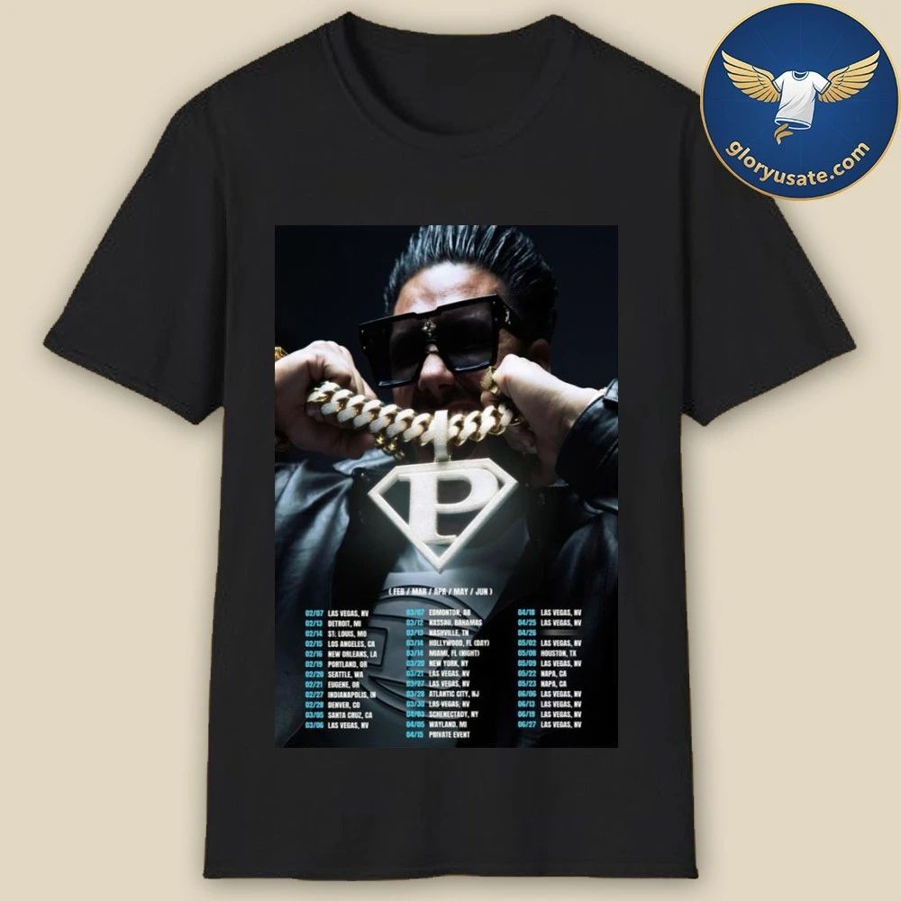 DJ Pauly D Fall Tour 2026 Poster Shirt