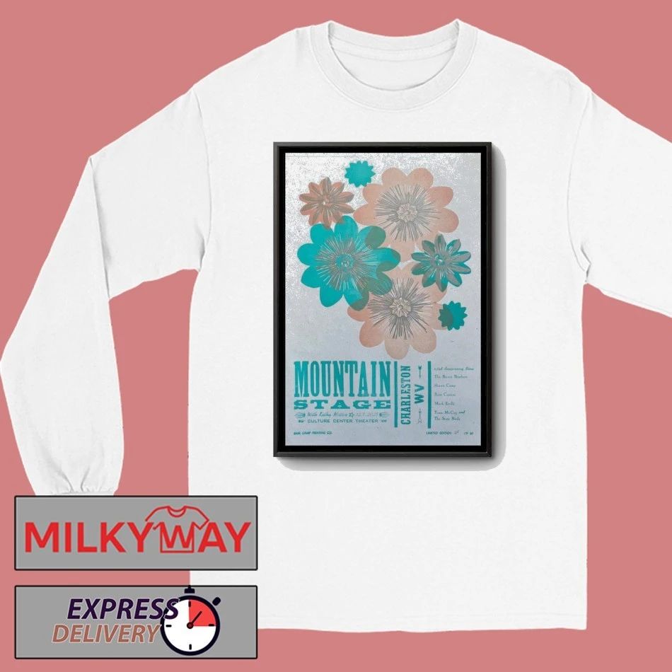 Mountain Stage Poster Charleston, West Virginia Dec 7 2025 shirt
