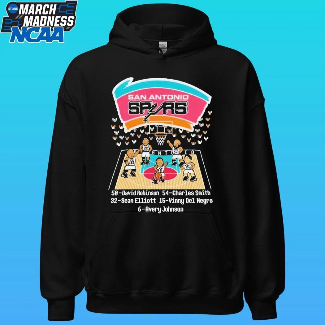 San Antonio Spurs Caricature 8 Bit Shirt