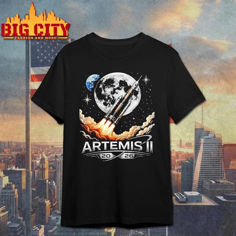 Artemis II Launch to The Moon Space Mission 2026 Shirt
