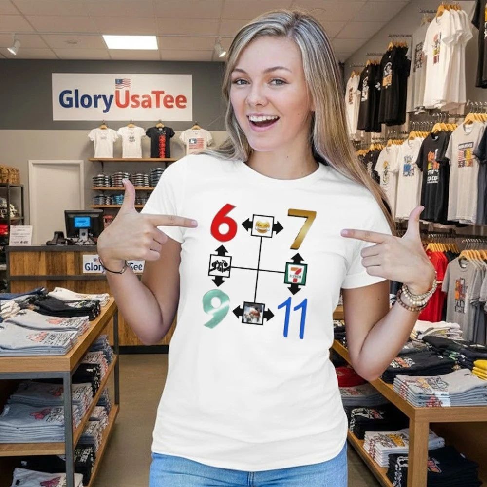 Six Seven Nine Eleven Funny Shirt