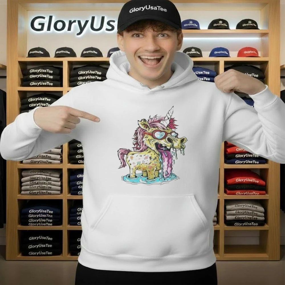 Hills Draws Unicorn White Shirt