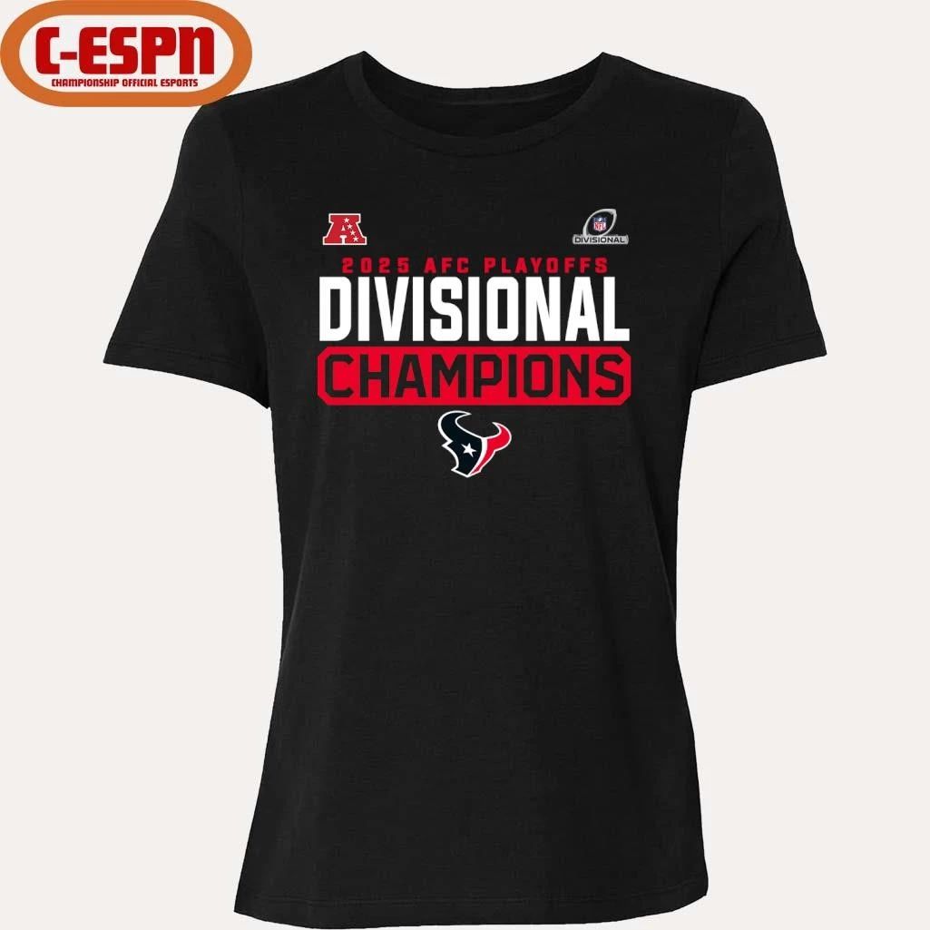 Houston Texans 2025-26 AFC Playoffs Divisional Round Champions T-Shirt