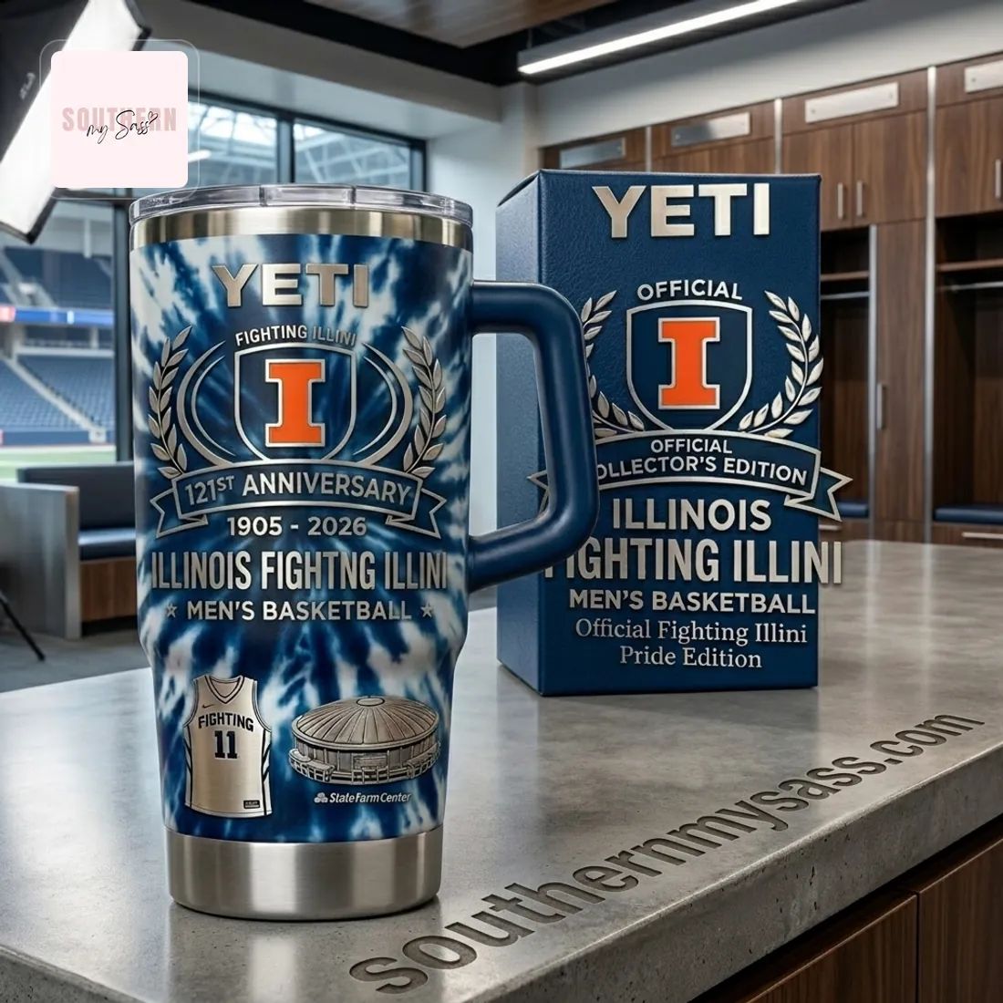 YETI University of Illinois Fighting Illini 121st Anniversary Men’s Basketball Collector’s Handled Tumbler