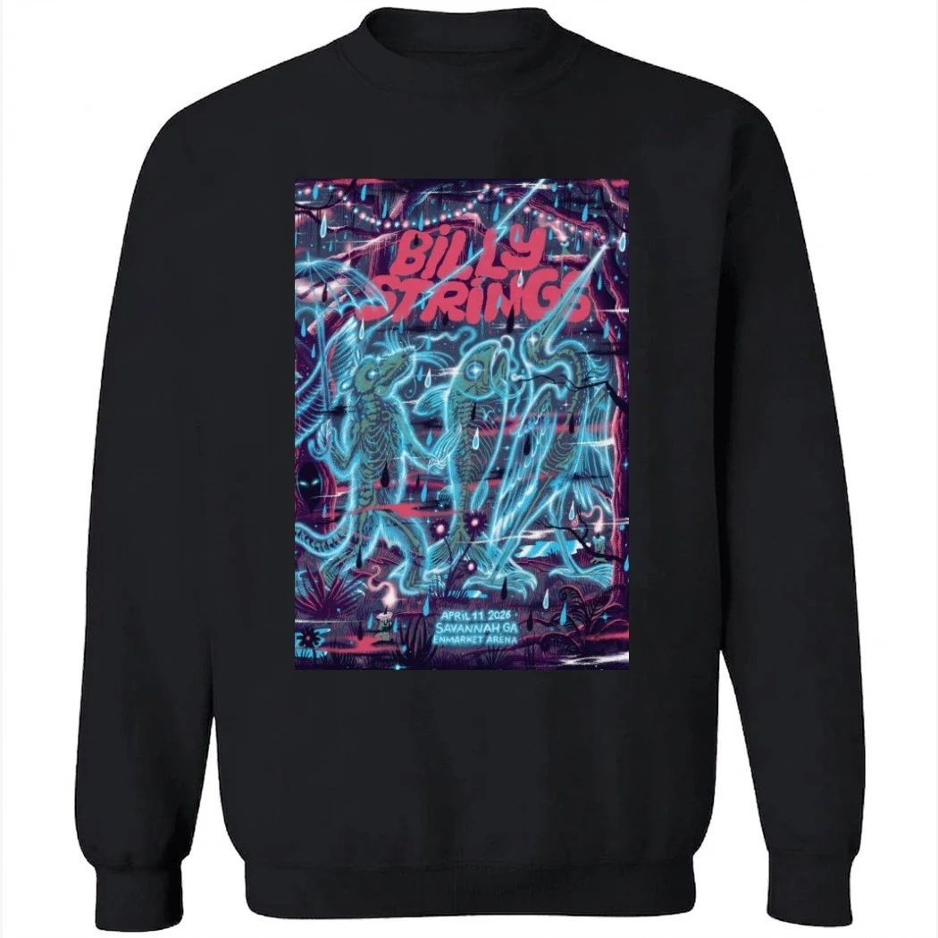 Billy Strings In Savannah GA On Apr 11 2026 Tour Shirt