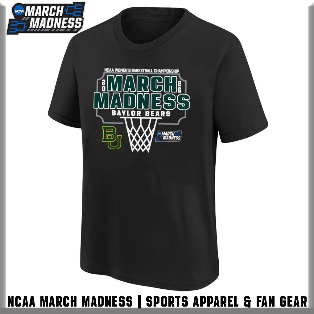 Baylor Bears 2026 NCAA Women’s Basketball Tournament March Madness T-Shirt