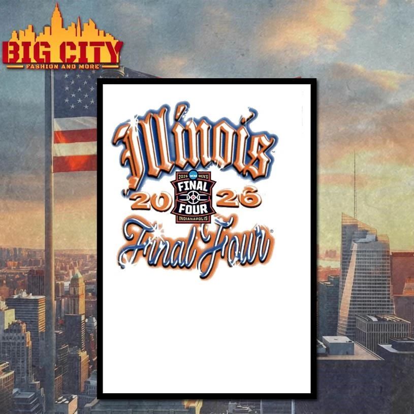 Illinois Men’s Basketball 2026 Final Four College Shirt