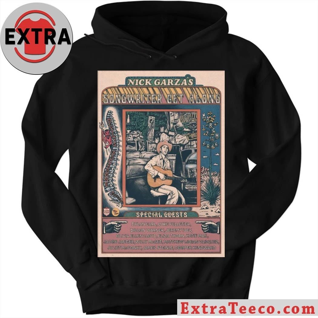 Original Nick Garza’s Get Along Fischer TX March 14 2026 Poster Shirt