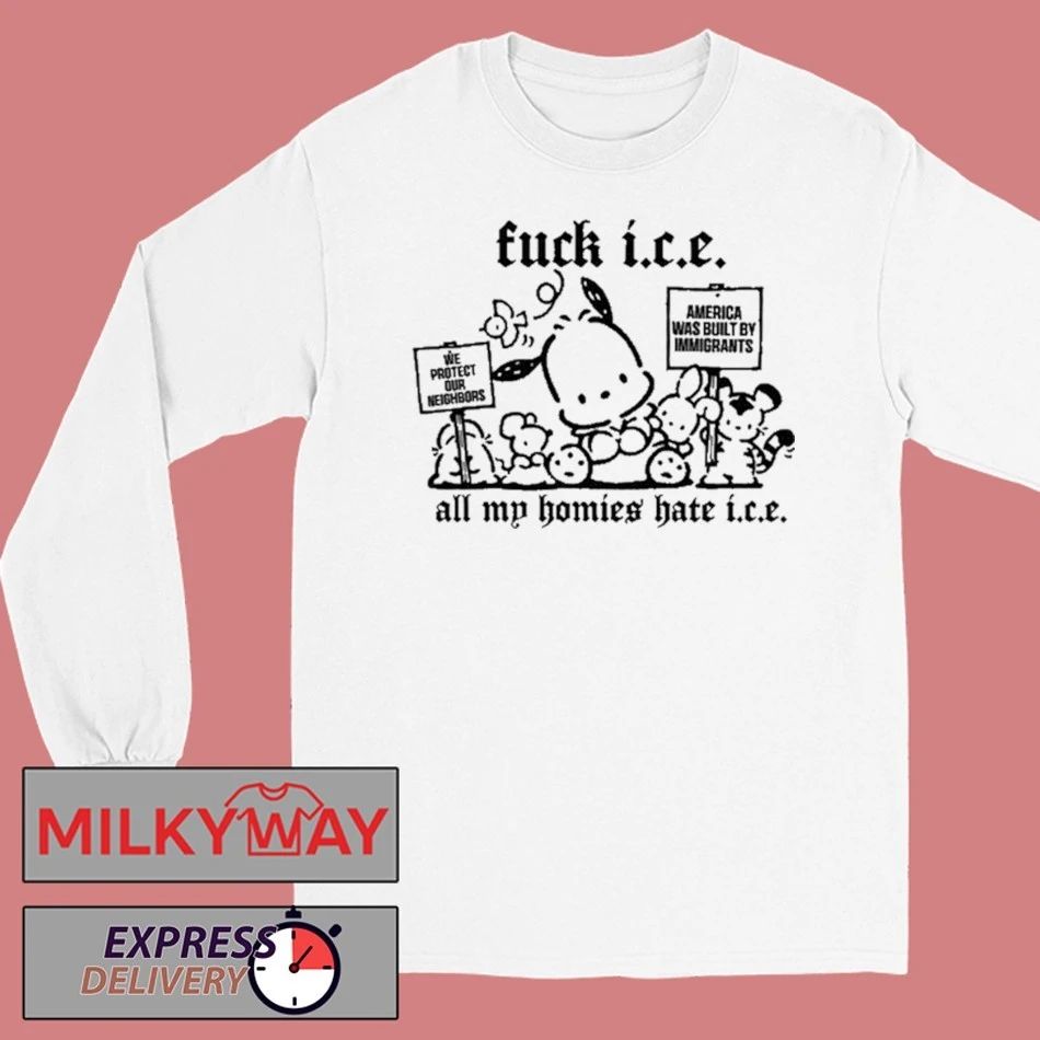 Fuck Ice White All My Homies shirt