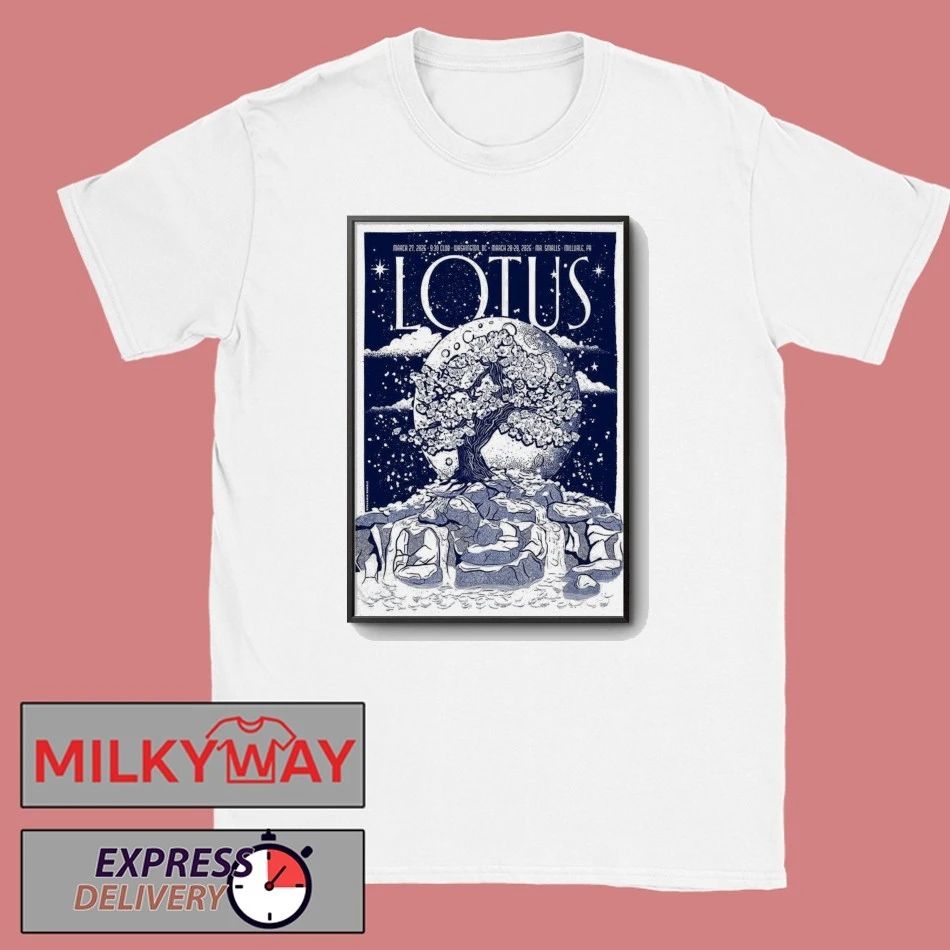 Lotus Mar 28 and 29 2026 Poster Millvale shirt